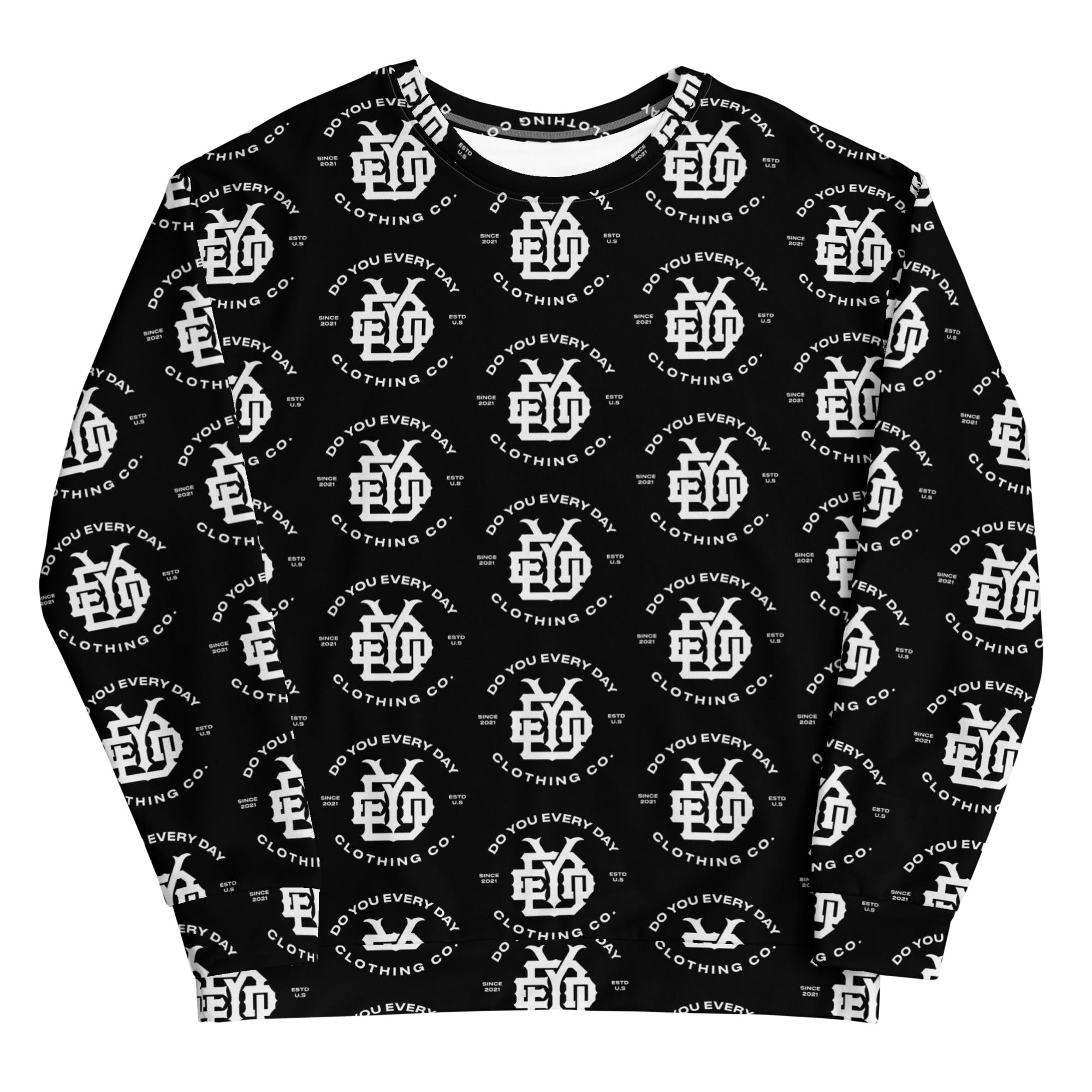 Do You Every Day  Emblem Logo Sweatshirt Do you Every Day clothing Co