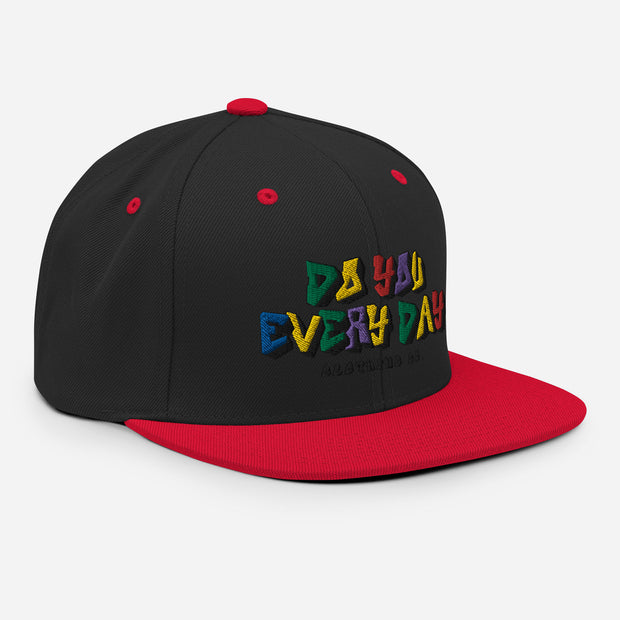 Do You Every Day Color Letter Snapback Hat - Do you Every Day clothing Co