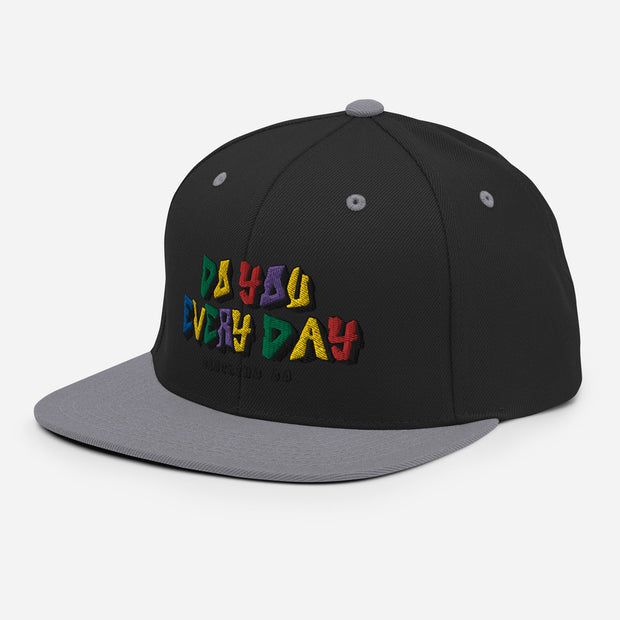 Do You Every Day Color Letter Snapback Hat - Do you Every Day clothing Co