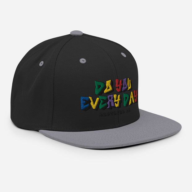 Do You Every Day Color Letter Snapback Hat - Do you Every Day clothing Co