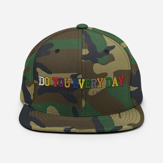 Do You Every Day Varsity  Letter Snapback Hat - Do you Every Day clothing Co