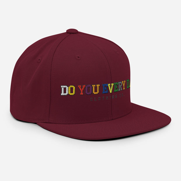 Do You Every Day Varsity  Letter Snapback Hat - Do you Every Day clothing Co