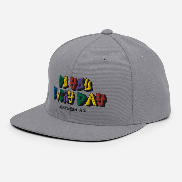 Do You Every Day Color Letter Snapback Hat - Do you Every Day clothing Co