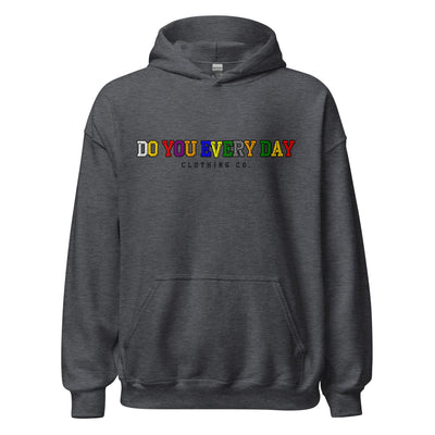 Do You Every Day Varsity Letter Logo Unisex Hoodie - Do you Every Day clothing Co