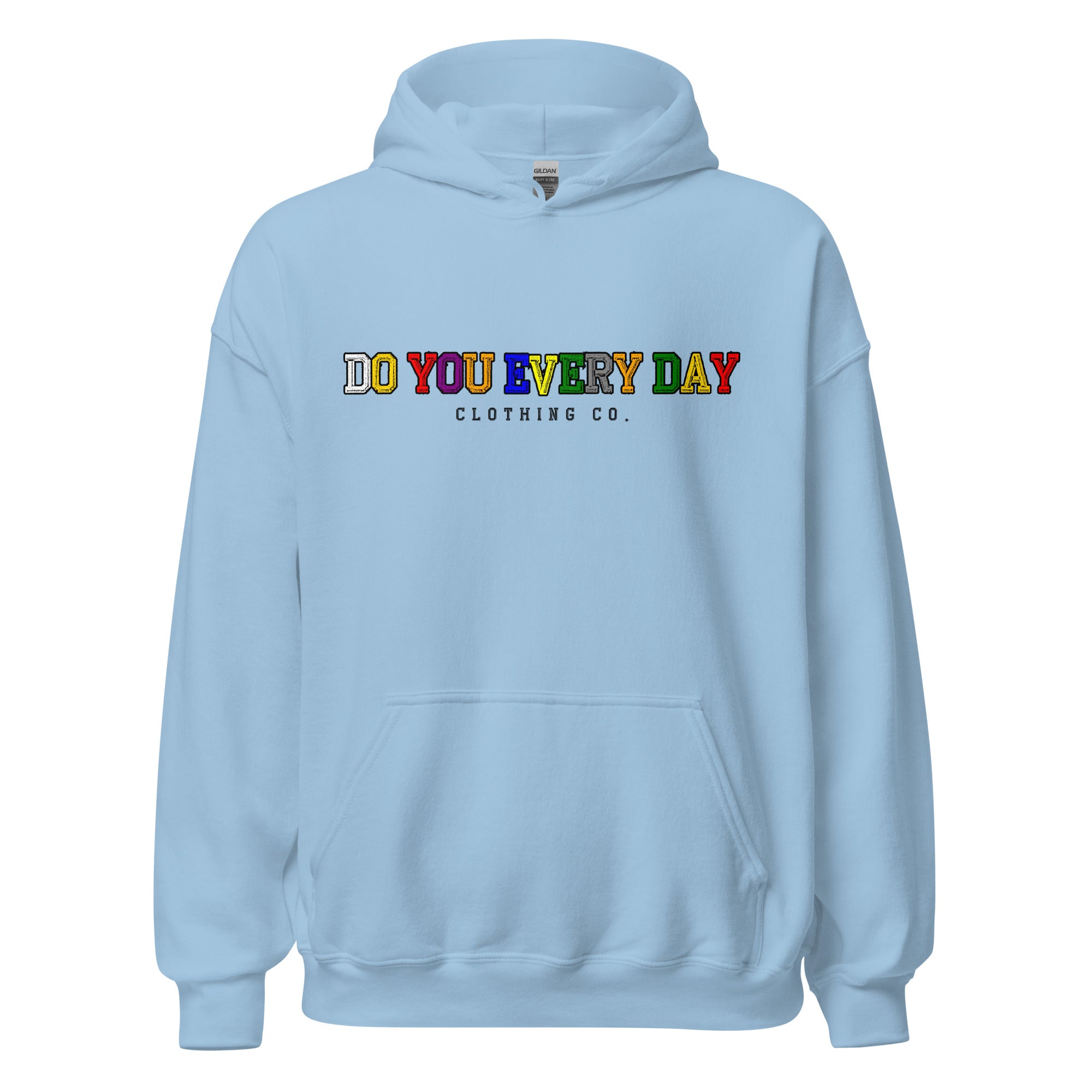 Do You Every Day Varsity Letter Logo Unisex Hoodie - Do you Every Day clothing Co