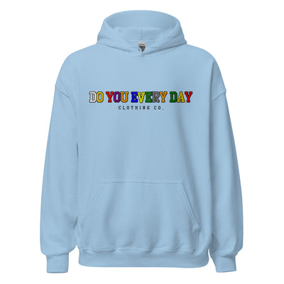 Do You Every Day Varsity Letter Logo Unisex Hoodie - Do you Every Day clothing Co