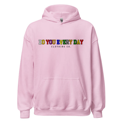 Do You Every Day Varsity Letter Logo Unisex Hoodie - Do you Every Day clothing Co