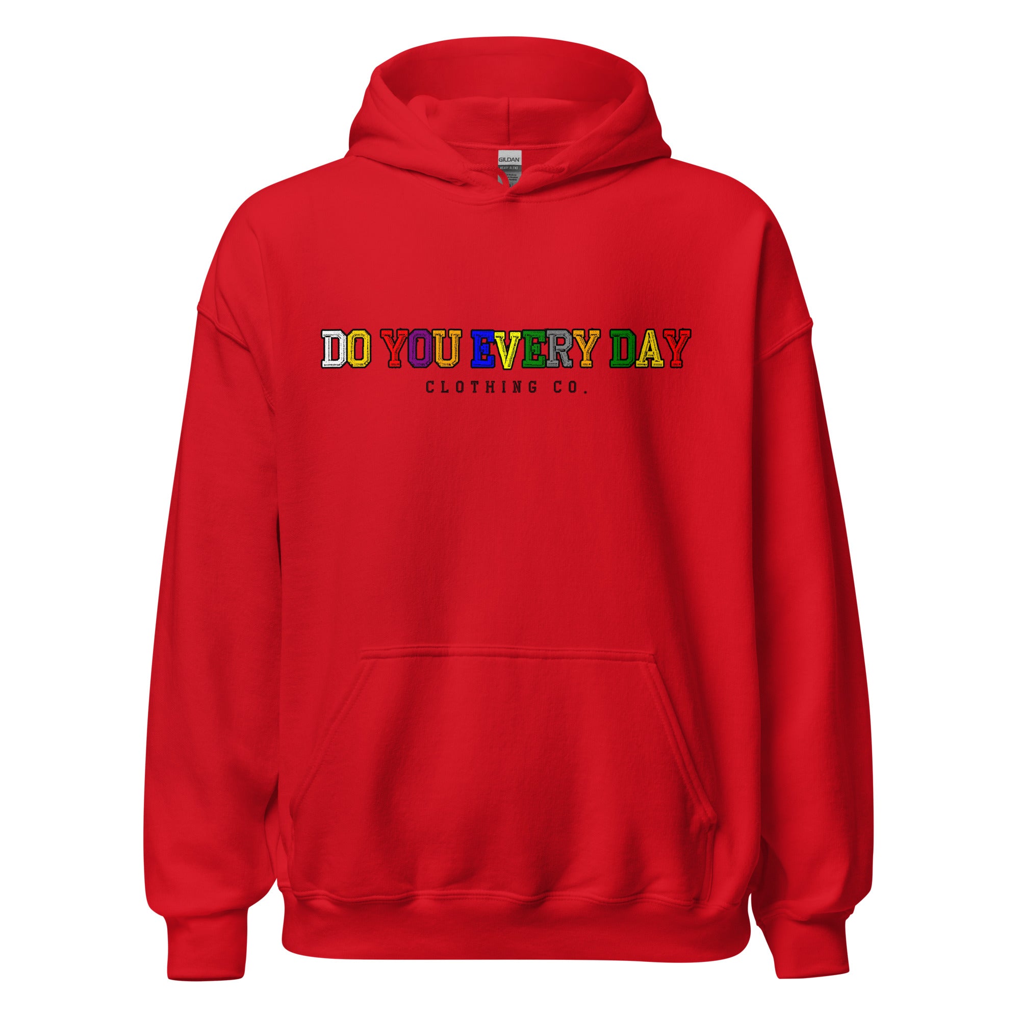 Do You Every Day Varsity Letter Logo Unisex Hoodie - Do you Every Day clothing Co
