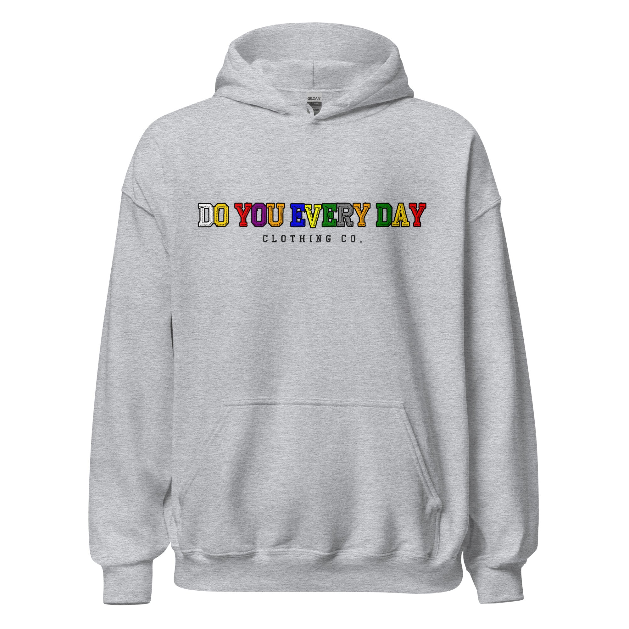 Do You Every Day Varsity Letter Logo Unisex Hoodie - Do you Every Day clothing Co