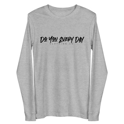 Do You Every Day Black Graffiti Logo Unisex Long Sleeve Tee - Do you Every Day clothing Co