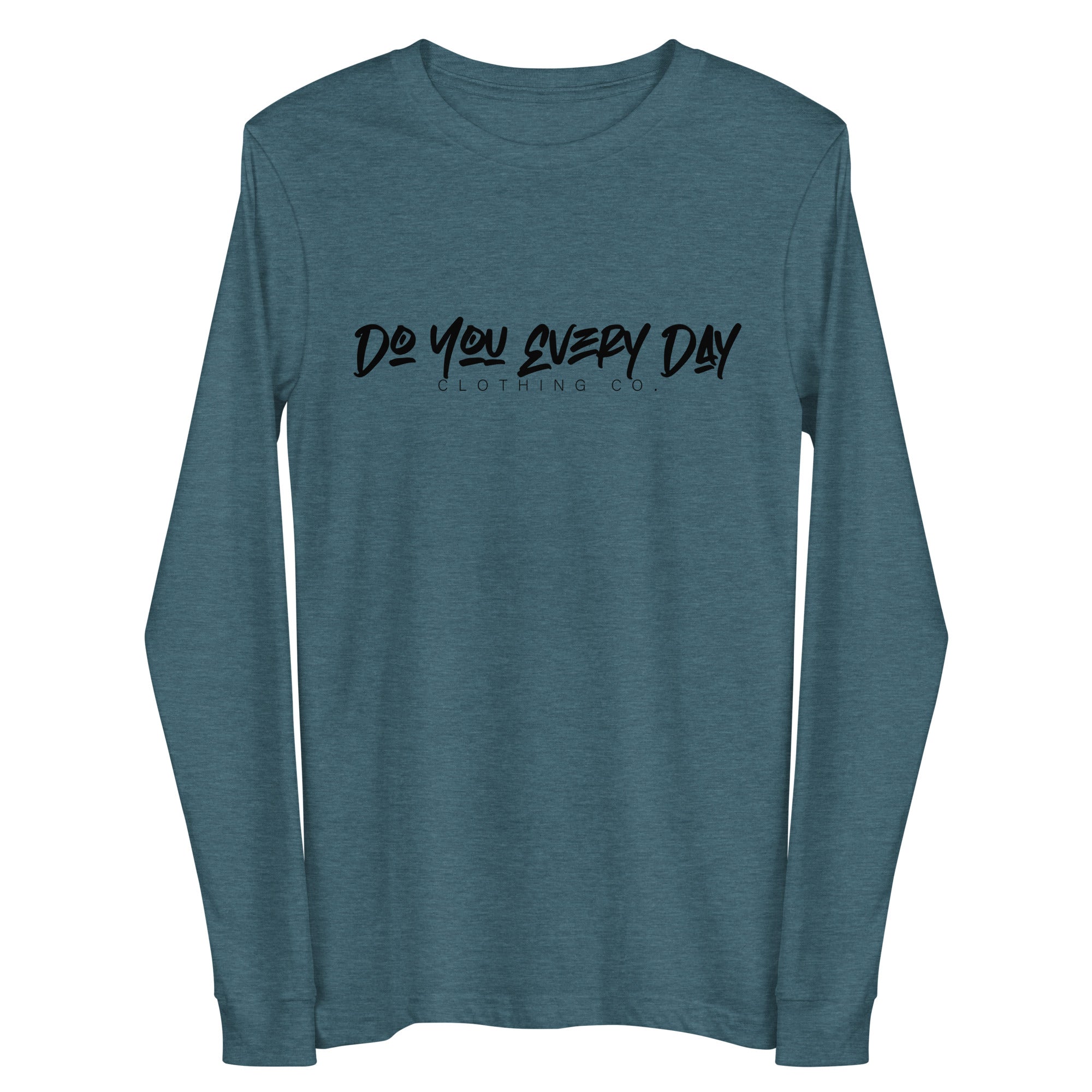 Do You Every Day Black Graffiti Logo Unisex Long Sleeve Tee - Do you Every Day clothing Co