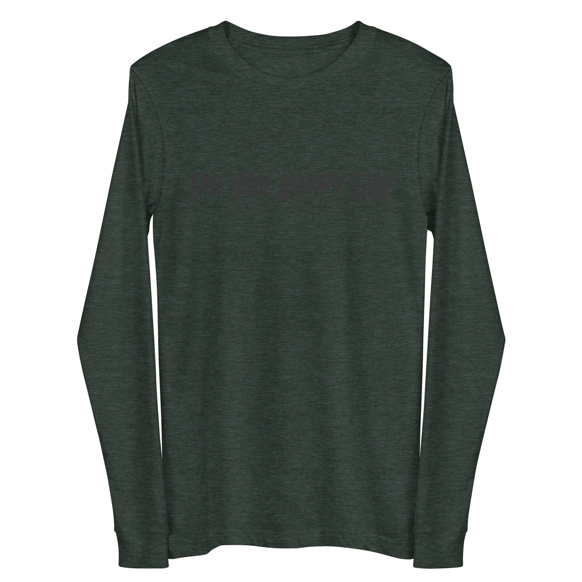 Do You Every Day Black Graffiti Logo Unisex Long Sleeve Tee - Do you Every Day clothing Co
