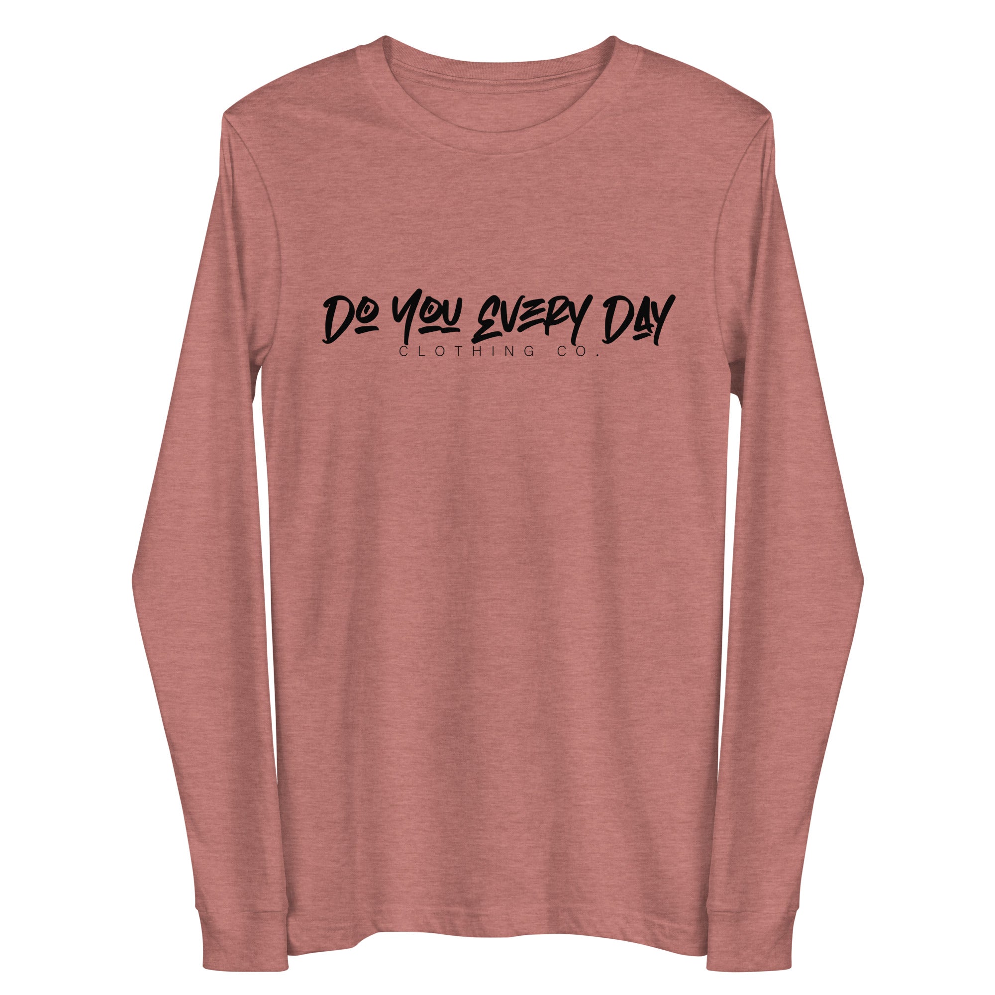 Do You Every Day Black Graffiti Logo Unisex Long Sleeve Tee - Do you Every Day clothing Co