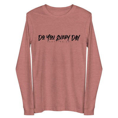 Do You Every Day Black Graffiti Logo Unisex Long Sleeve Tee - Do you Every Day clothing Co
