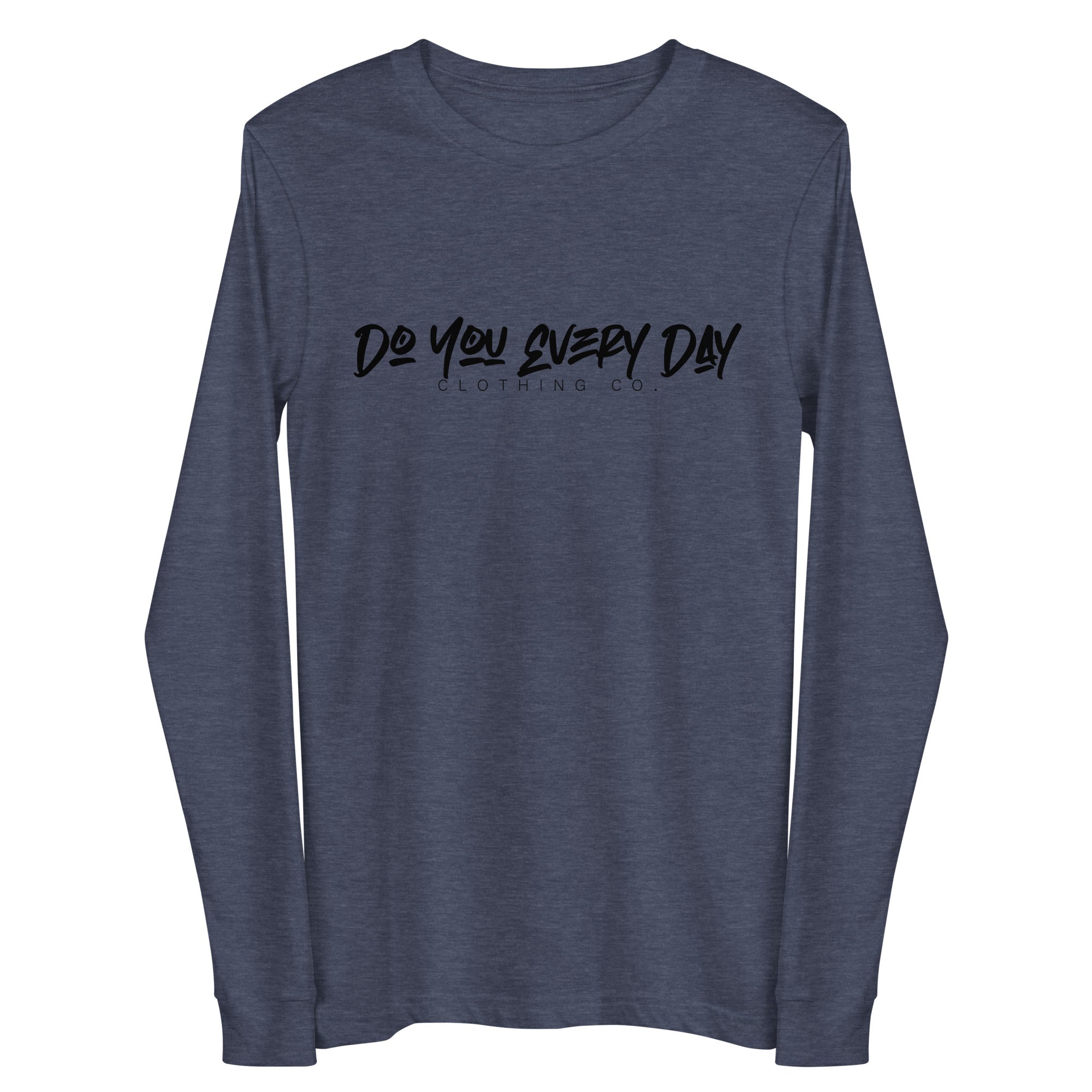 Do You Every Day Black Graffiti Logo Unisex Long Sleeve Tee - Do you Every Day clothing Co