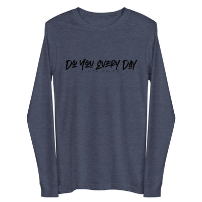Do You Every Day Black Graffiti Logo Unisex Long Sleeve Tee - Do you Every Day clothing Co