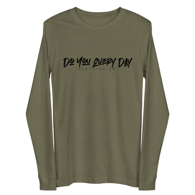 Do You Every Day Black Graffiti Logo Unisex Long Sleeve Tee - Do you Every Day clothing Co