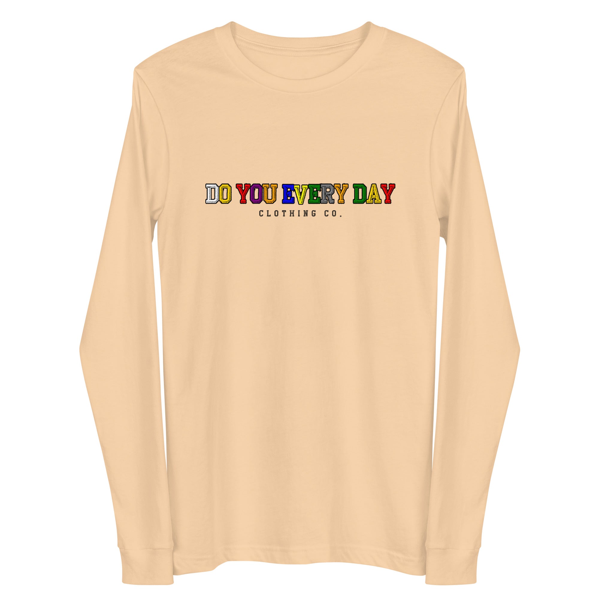 Do You Every Day Varsity Letter Logo Unisex Long Sleeve Tee - Do you Every Day clothing Co