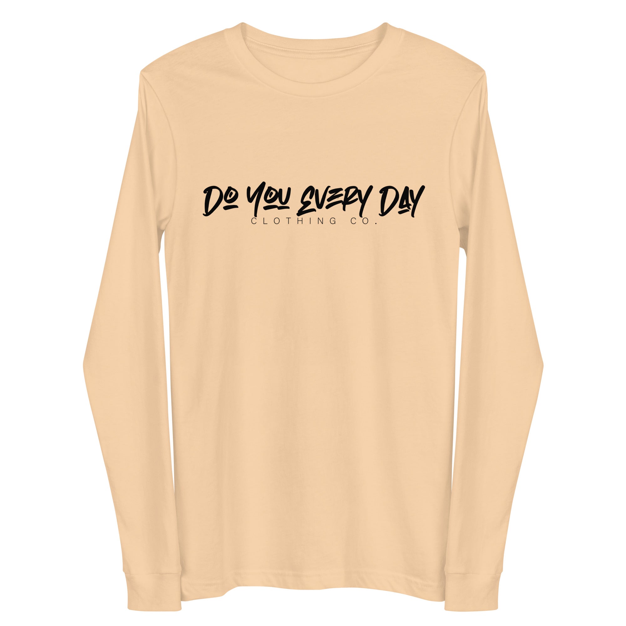 Do You Every Day Black Graffiti Logo Unisex Long Sleeve Tee - Do you Every Day clothing Co