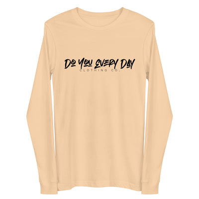 Do You Every Day Black Graffiti Logo Unisex Long Sleeve Tee - Do you Every Day clothing Co