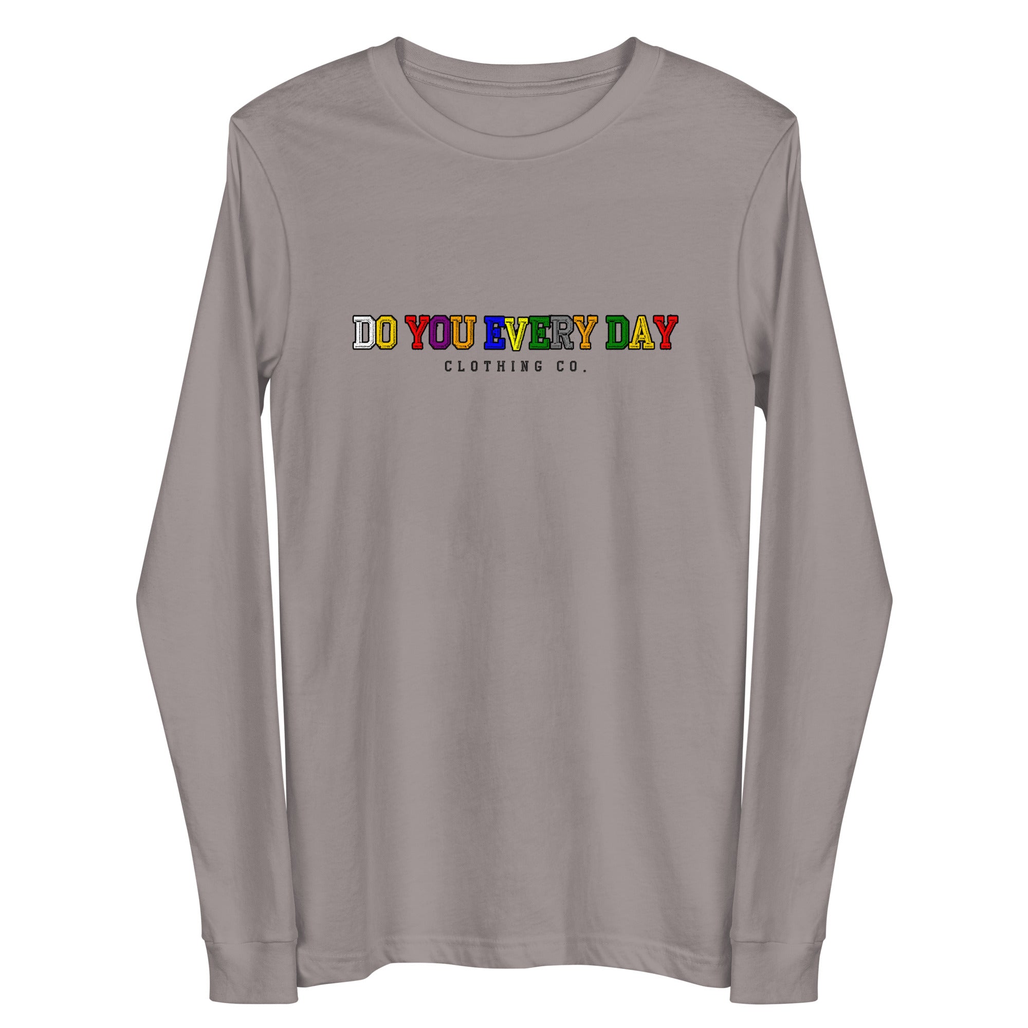 Do You Every Day Varsity Letter Logo Unisex Long Sleeve Tee - Do you Every Day clothing Co