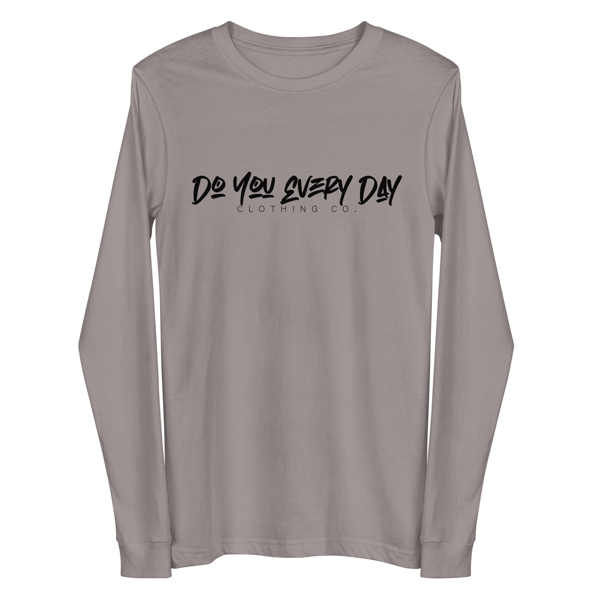 Do You Every Day Black Graffiti Logo Unisex Long Sleeve Tee - Do you Every Day clothing Co