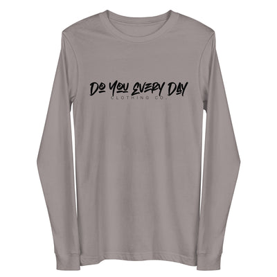 Do You Every Day Black Graffiti Logo Unisex Long Sleeve Tee - Do you Every Day clothing Co