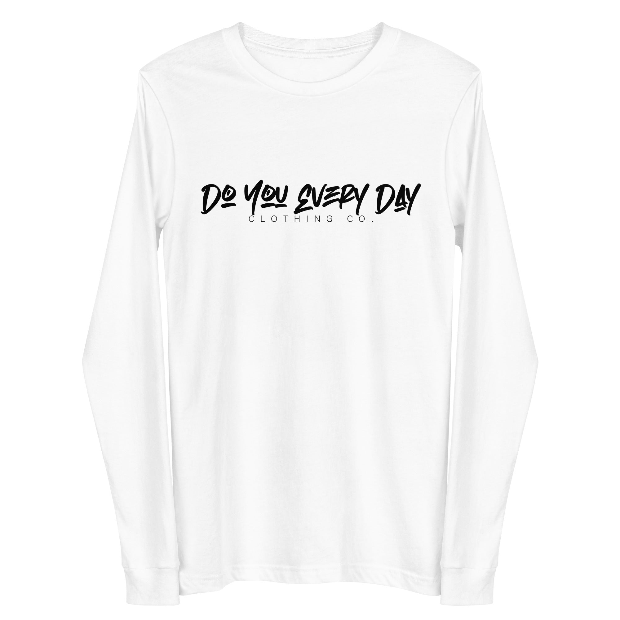 Do You Every Day Black Graffiti Logo Unisex Long Sleeve Tee - Do you Every Day clothing Co