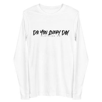 Do You Every Day Black Graffiti Logo Unisex Long Sleeve Tee - Do you Every Day clothing Co