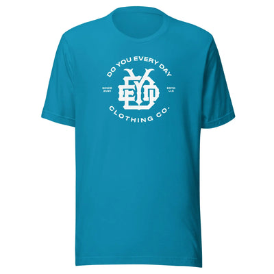 Do You Every Day White Emblem Logo Unisex T-shirt - Do you Every Day clothing Co