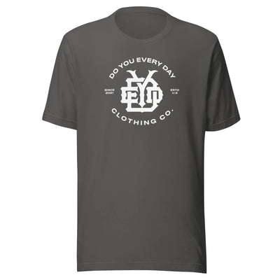 Do You Every Day White Emblem Logo Unisex T-shirt - Do you Every Day clothing Co
