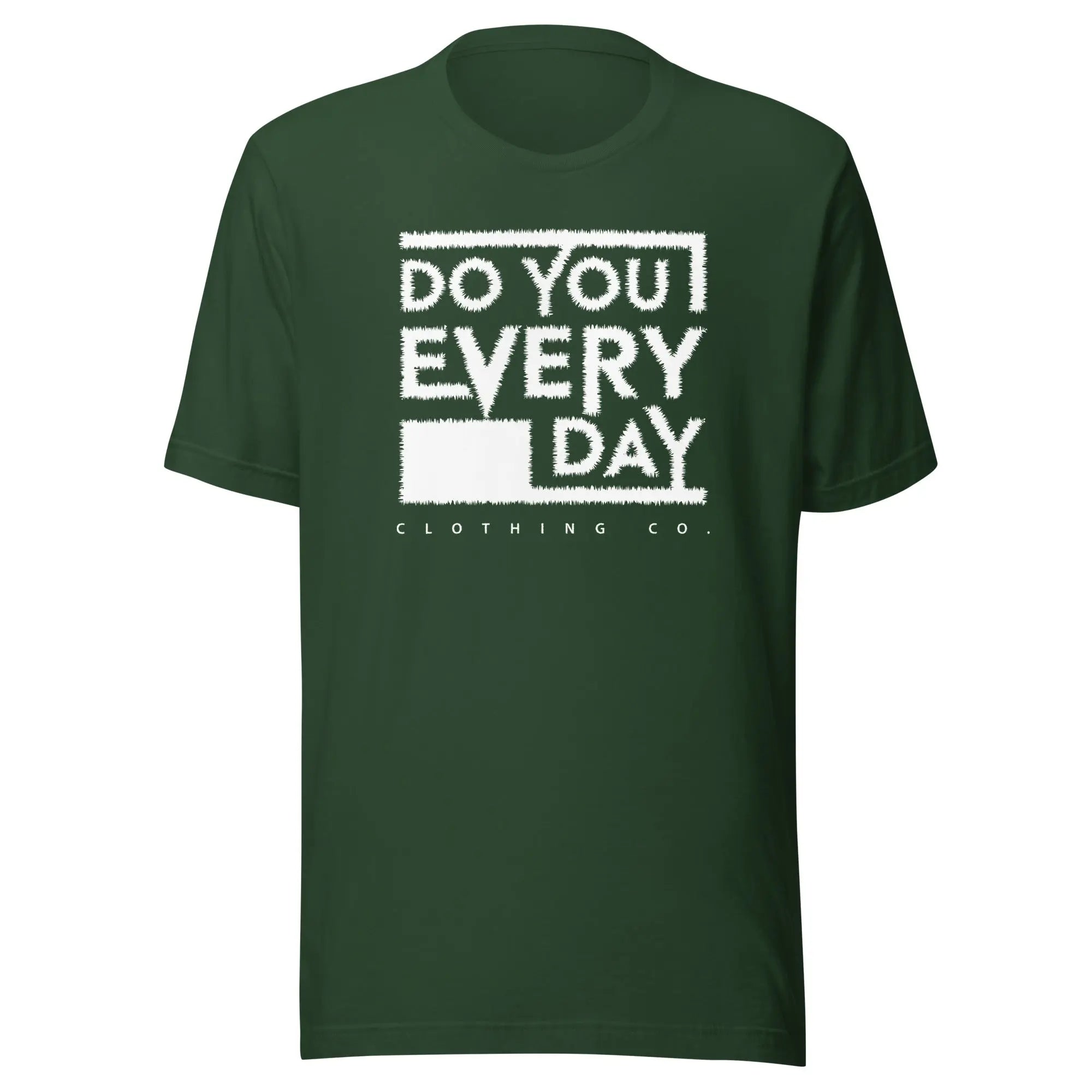 Do You Every Day White Stitched Logo Unisex t-shirt - Do you Every Day clothing Co