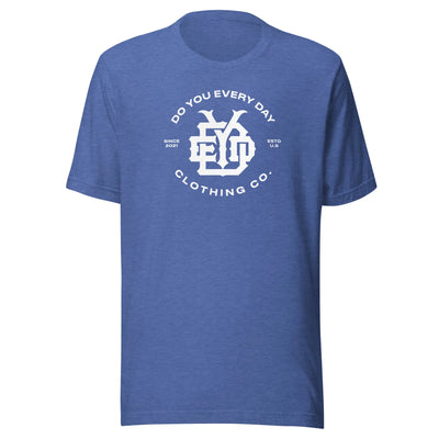 Do You Every Day White Emblem Logo Unisex T-shirt - Do you Every Day clothing Co