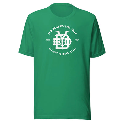 Do You Every Day White Emblem Logo Unisex T-shirt - Do you Every Day clothing Co