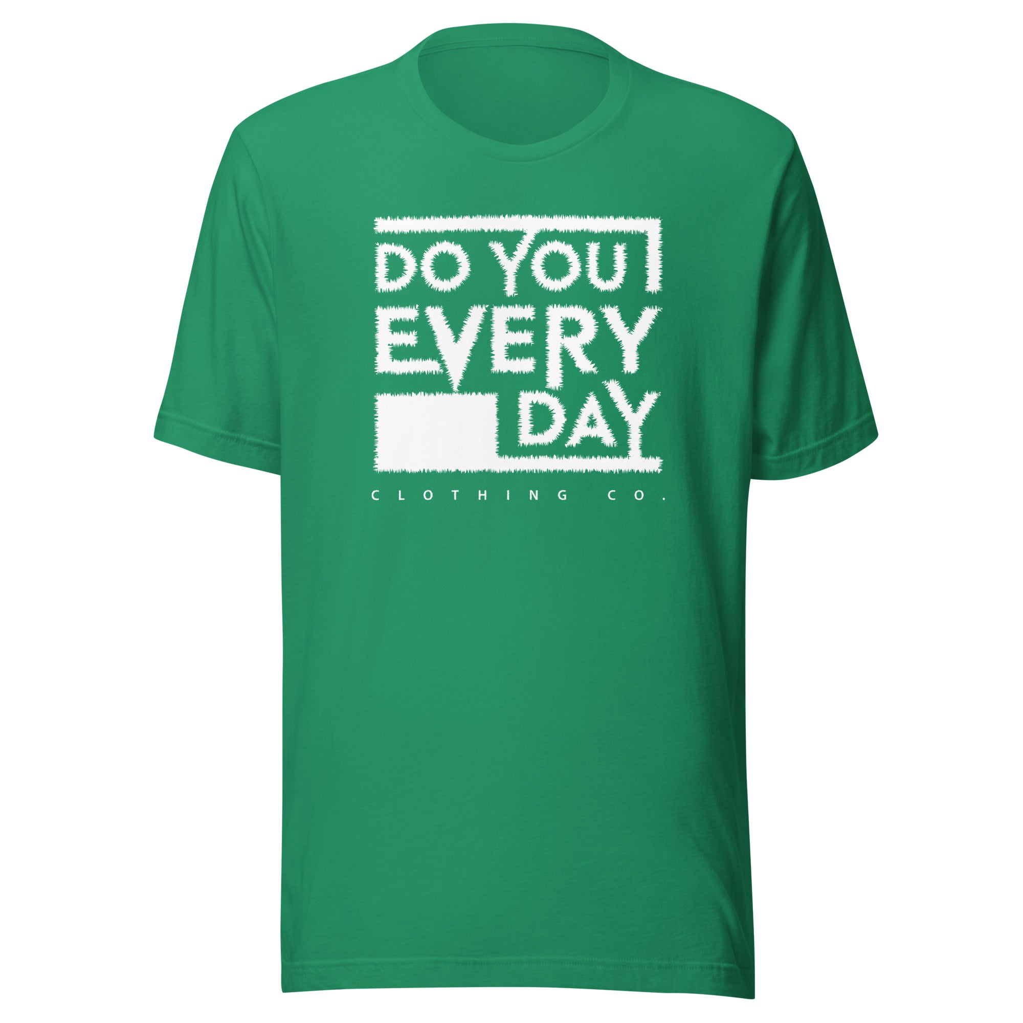Do You Every Day White Stitched Logo Unisex t-shirt - Do you Every Day clothing Co